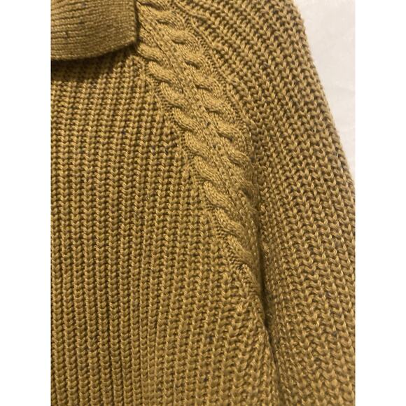 Chloe + Jasmine Brown Acorn Donegal Button Front Cardigan Sweater Size Large NWT - Picture 5 of 9